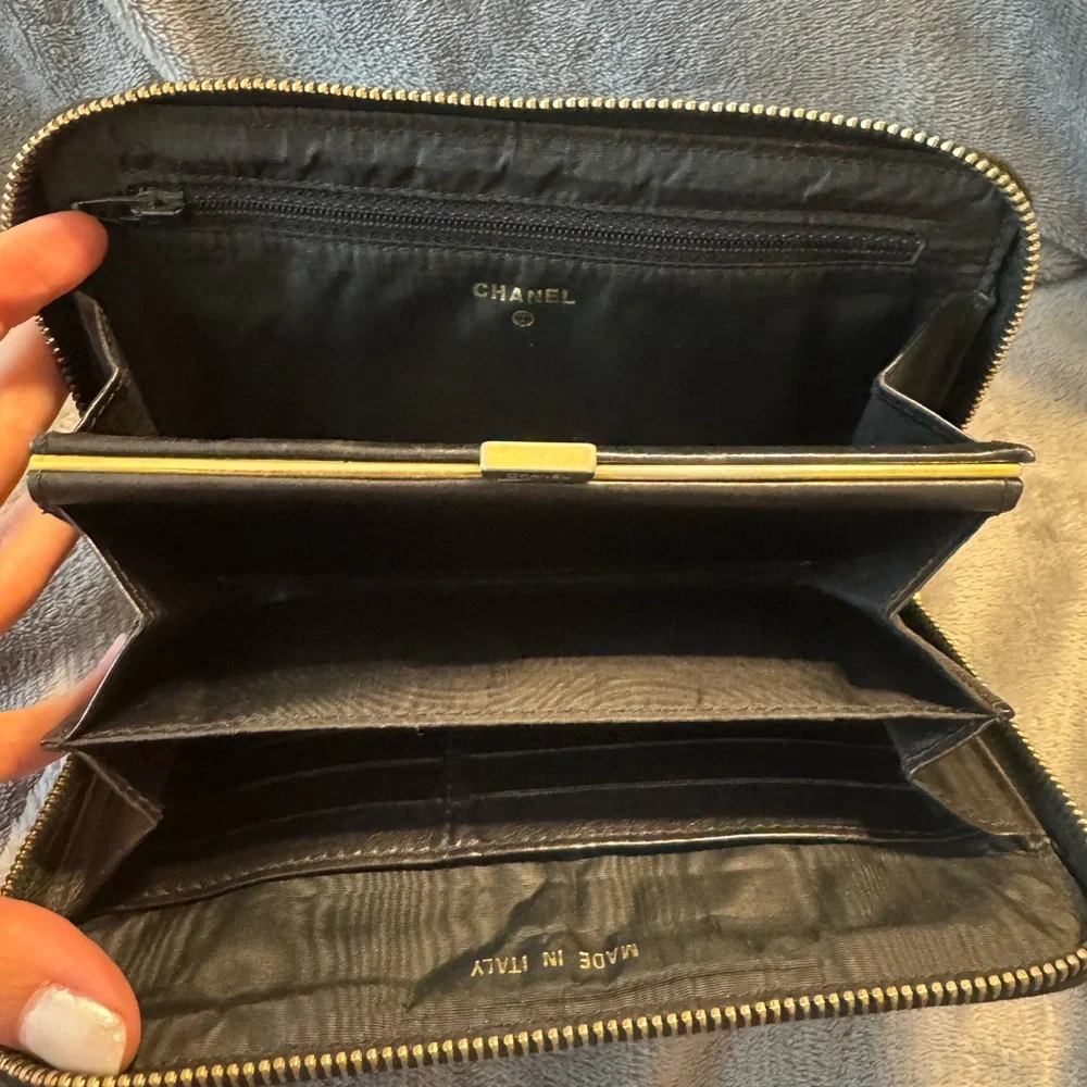 Chanel Black Caviar Leather Organizer Wallet - Picture 8 of 11